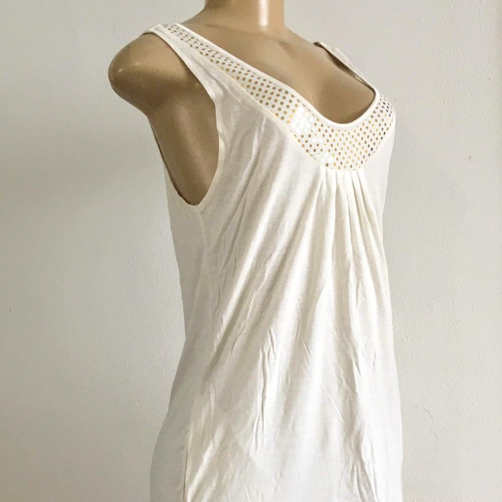 Tunic Long Elegant Tank Top Embellished